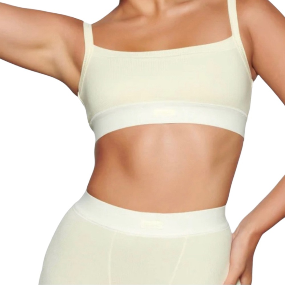 Skims soft lounge bralette in Citrine